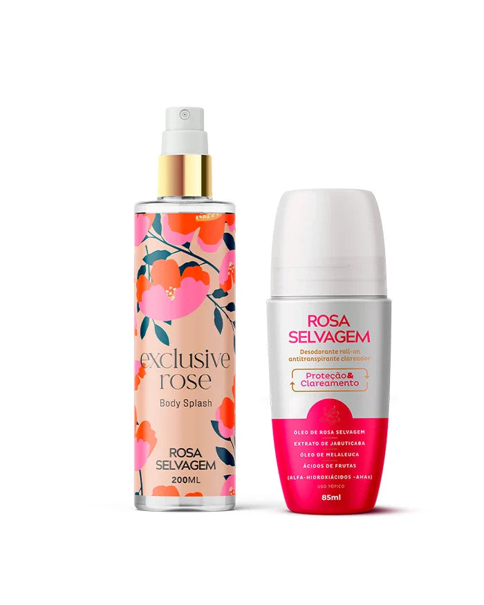 Kit Exclusive Rose + Desodorante Clareador