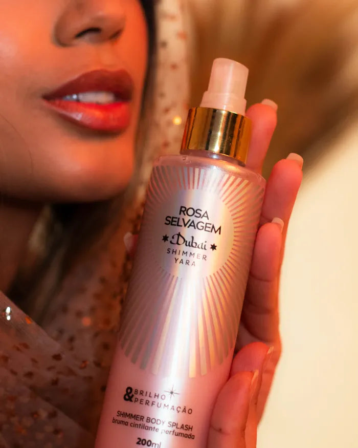 2 Body Splash Shimmer Dubai + Óleo Clareador