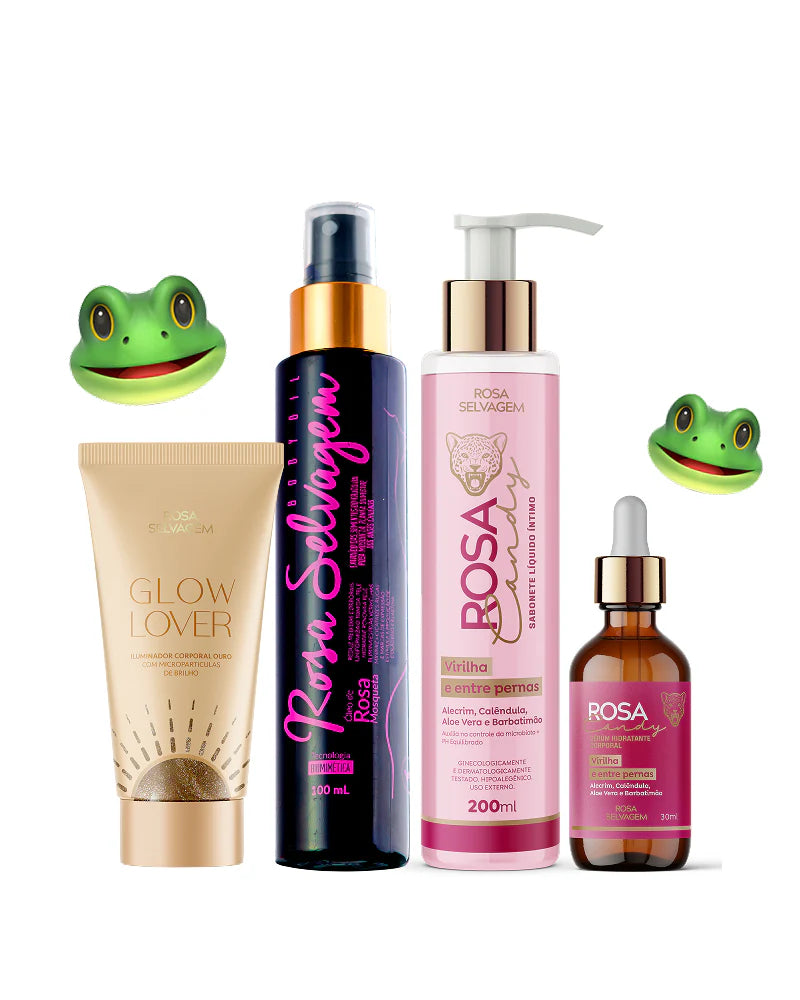 Kit verão - Clareador de ppk + Iluminador gold