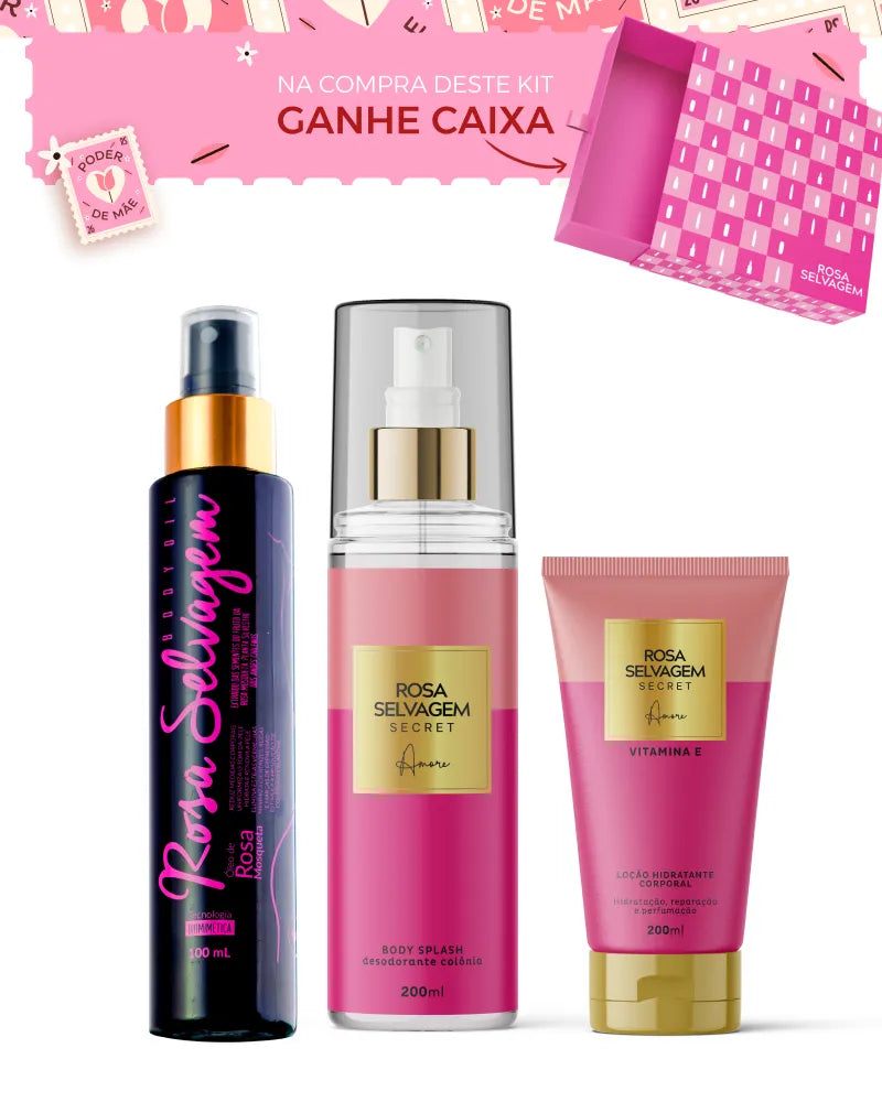 Dia das Mães - Kit Secrets - Amore