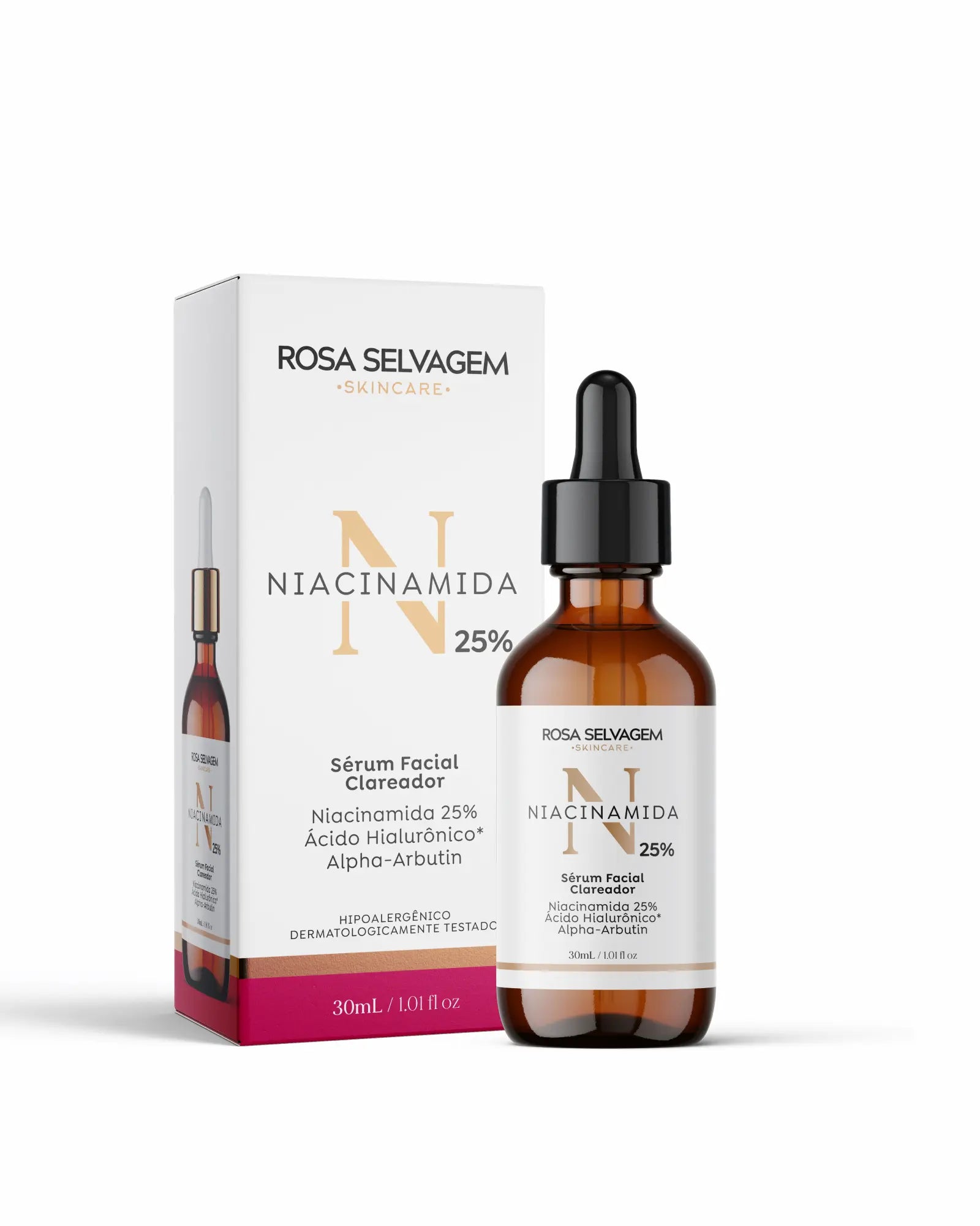 Rosa Selvagem - Niacinamida 25% Sérum Facial Clareador -  1 unid.