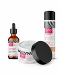 Kit Rosa Hair Crescimento Capilar: Shampoo + Máscara + Tônico