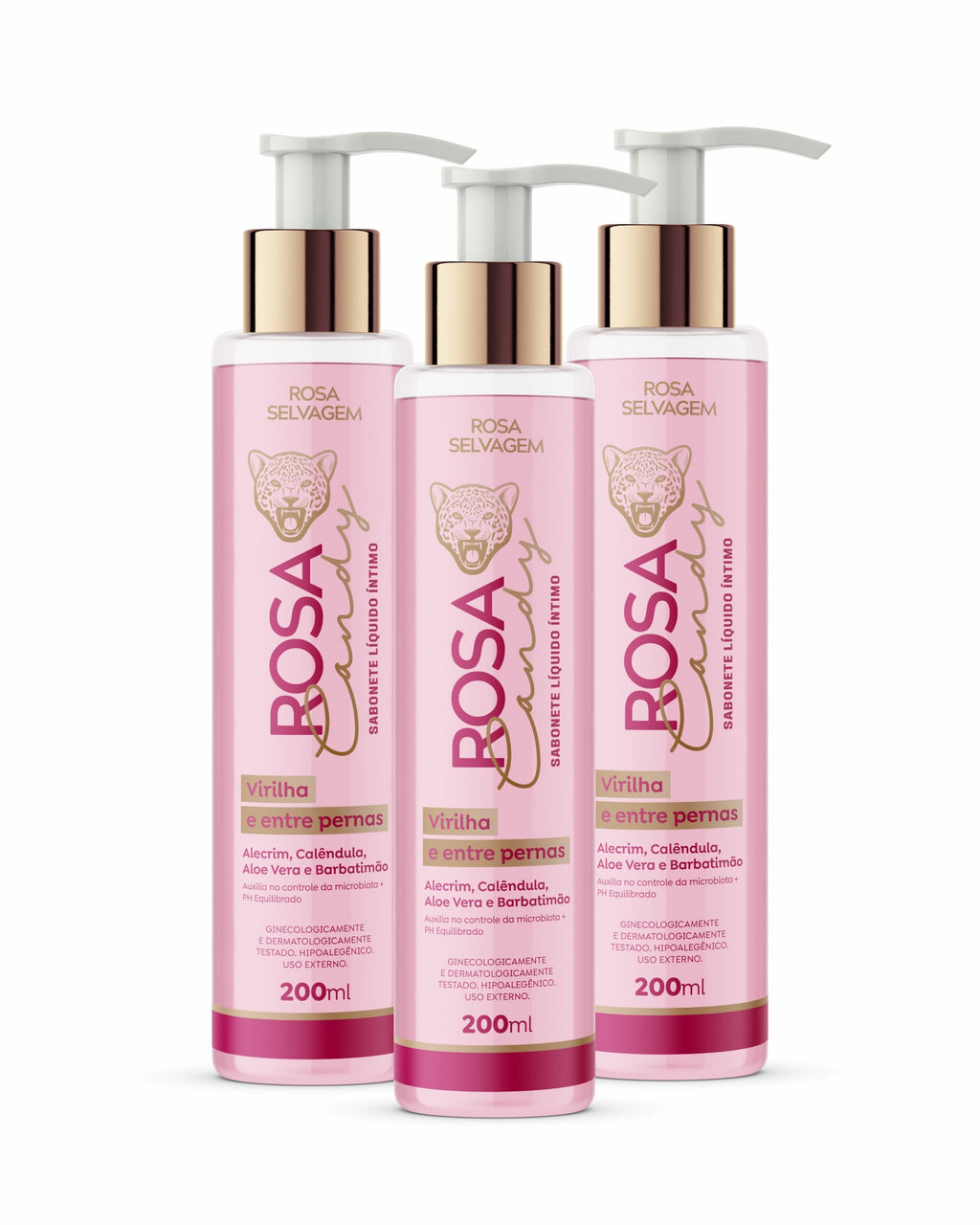 Sabonete Íntimo Rosa Candy - 3 unids.