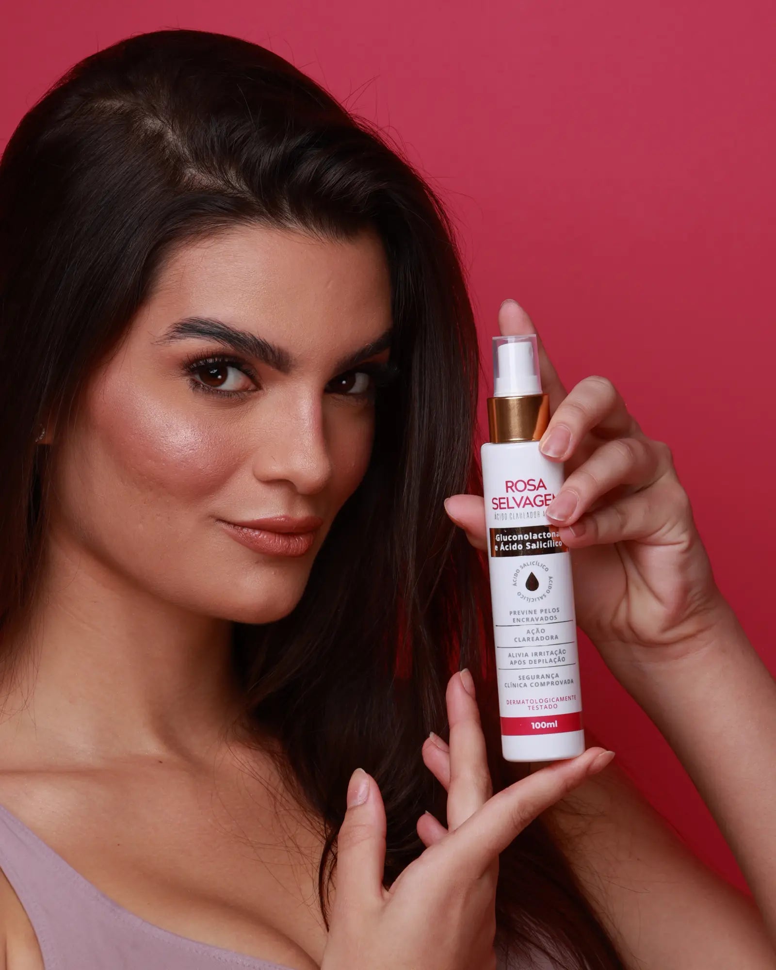 Rosa Selvagem Economy - 3 óleos + Ácido + Desodorante Creme + Sérum lifting